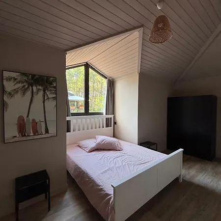 Apartment T3 Avec Jardin Prive Entre Plages, Foret & Golf